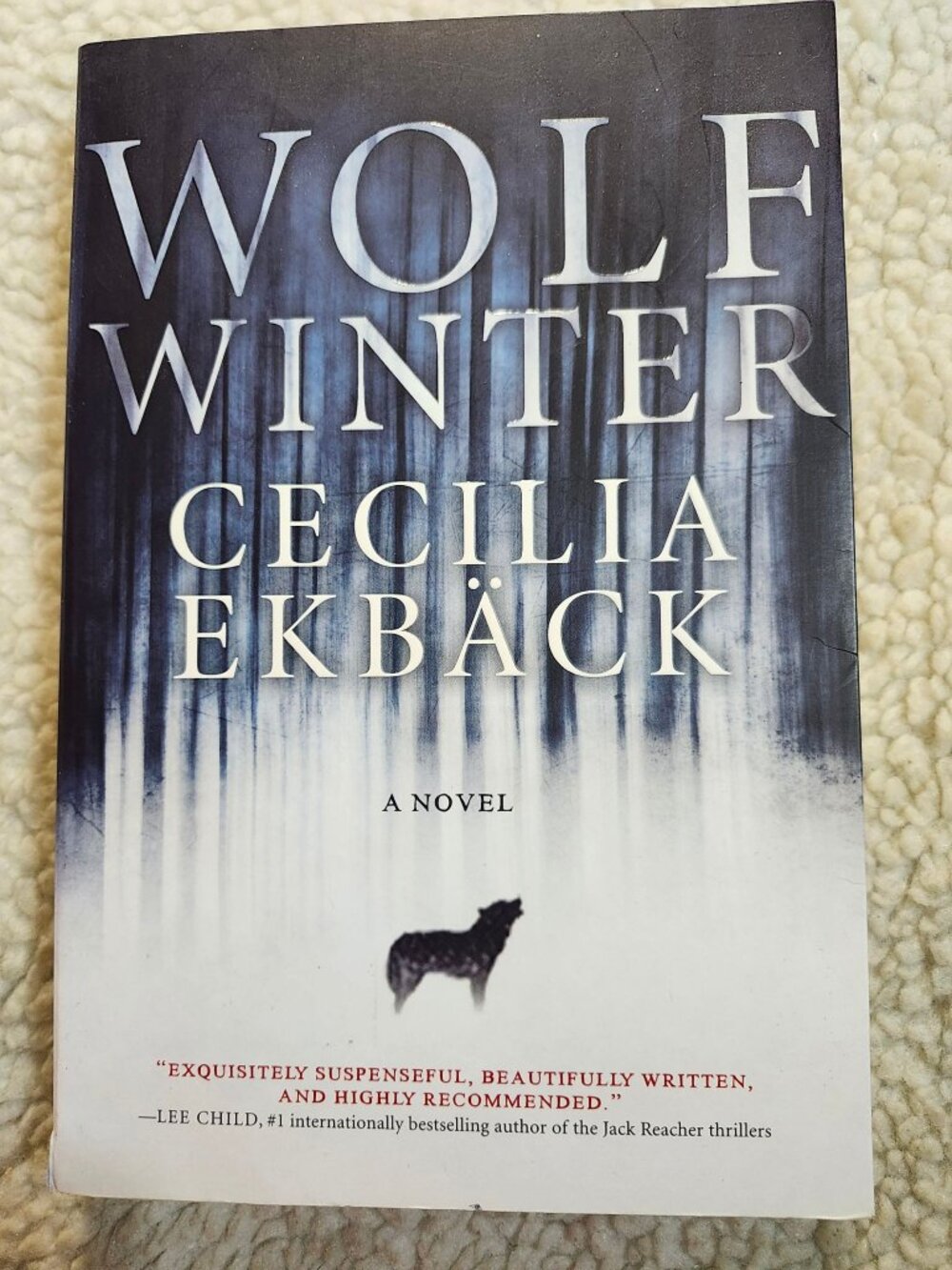Wolf Winter Cecilia Ekback Paperback 2015 HarperCollins Fiction Novel Used